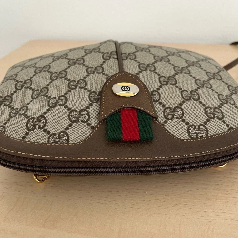Gucci GG Supreme Ophidia Crossbody Clutch Vintage EUC Circa 1980 - Picture 5 of 17
